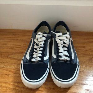 Vans Old Skool Shoe Mens 10.5 Blue Navy Ultra Cush Lite